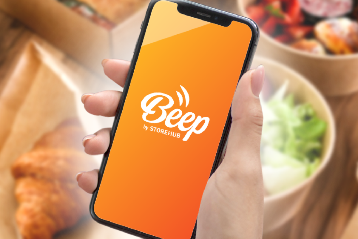 Beep food delivery web app by StoreHub