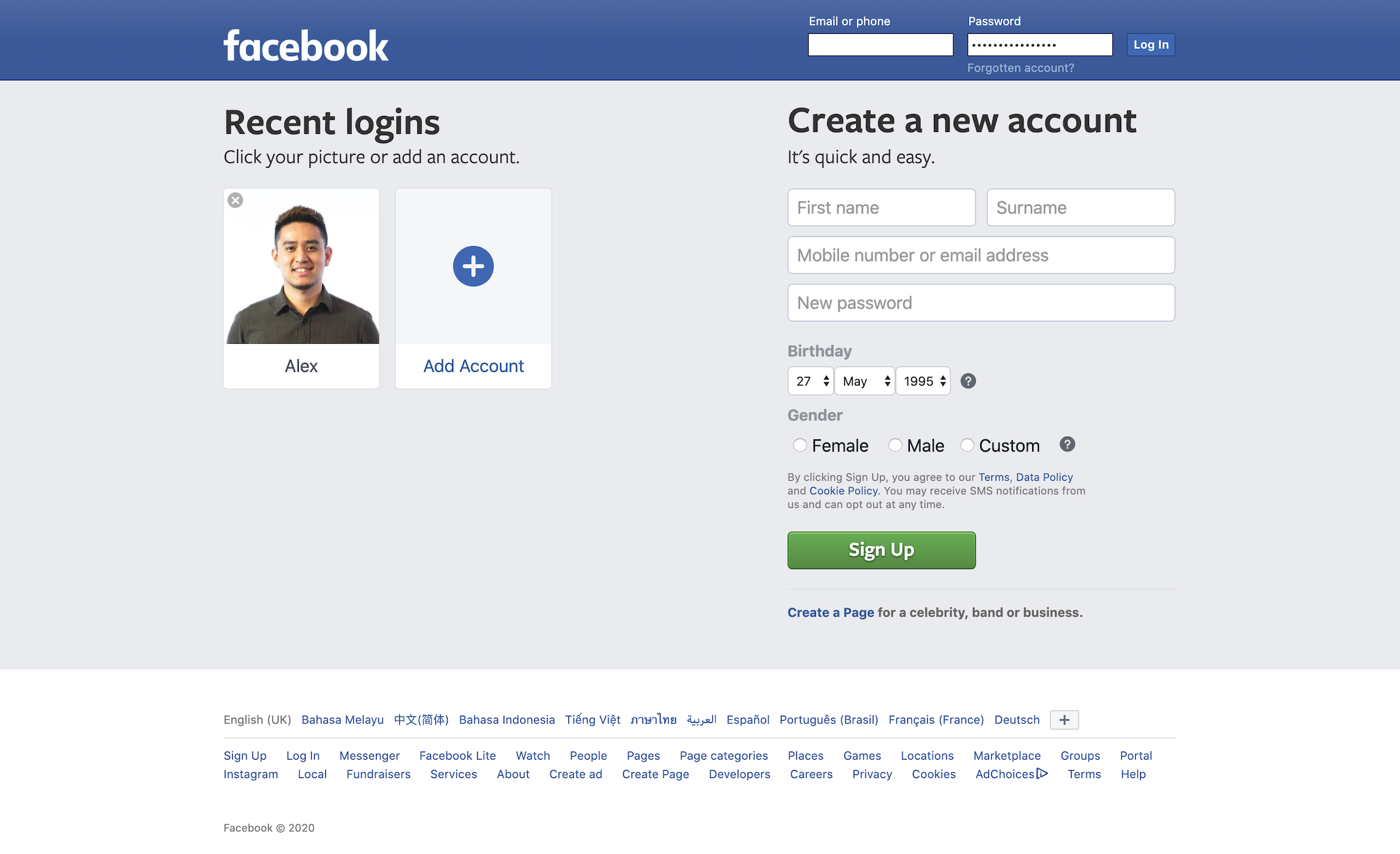 facebook-account