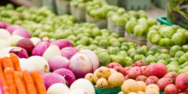 A vegetable stand