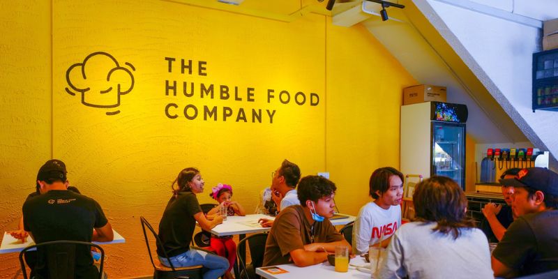 Interior of The Humble Food Company Restaurant