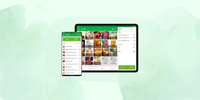  A Loyverse POS interface on smartphone and tablet 