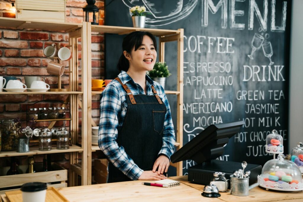 Malaysian F&B operator at the counter