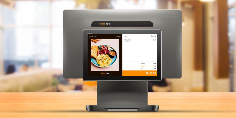 A StoreHub POS in an F&B business in the Klang Valley area