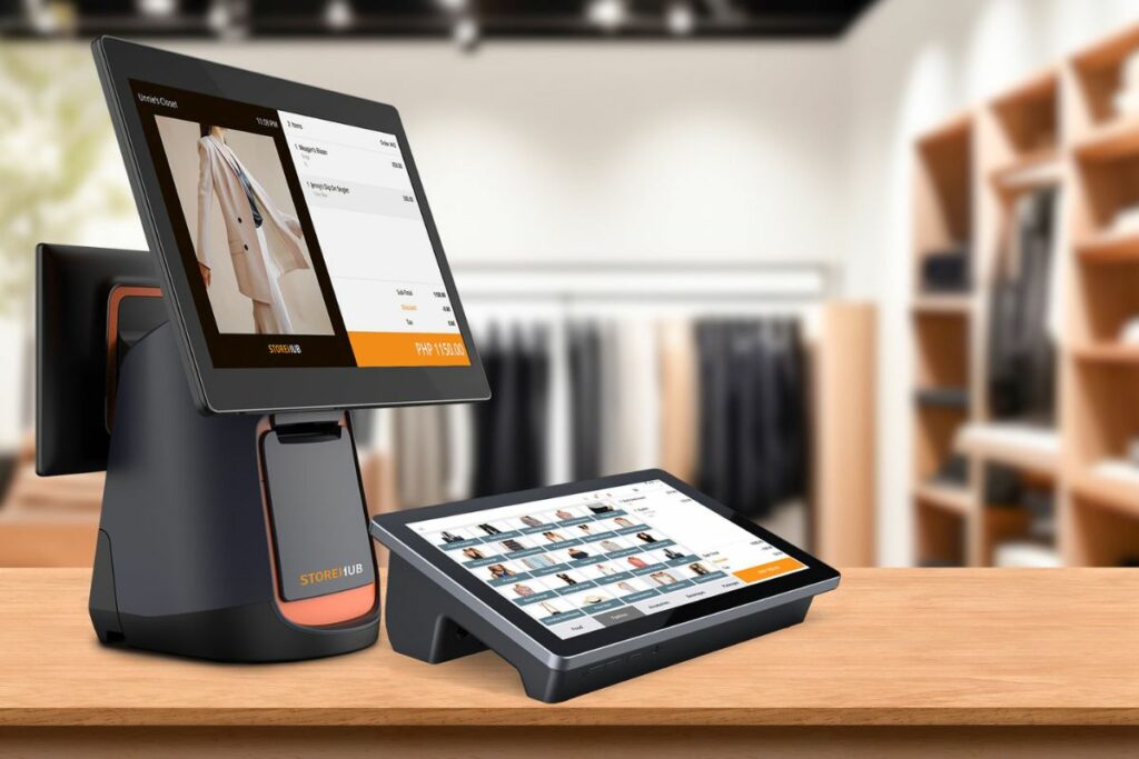 StoreHub POS systems in a retail store