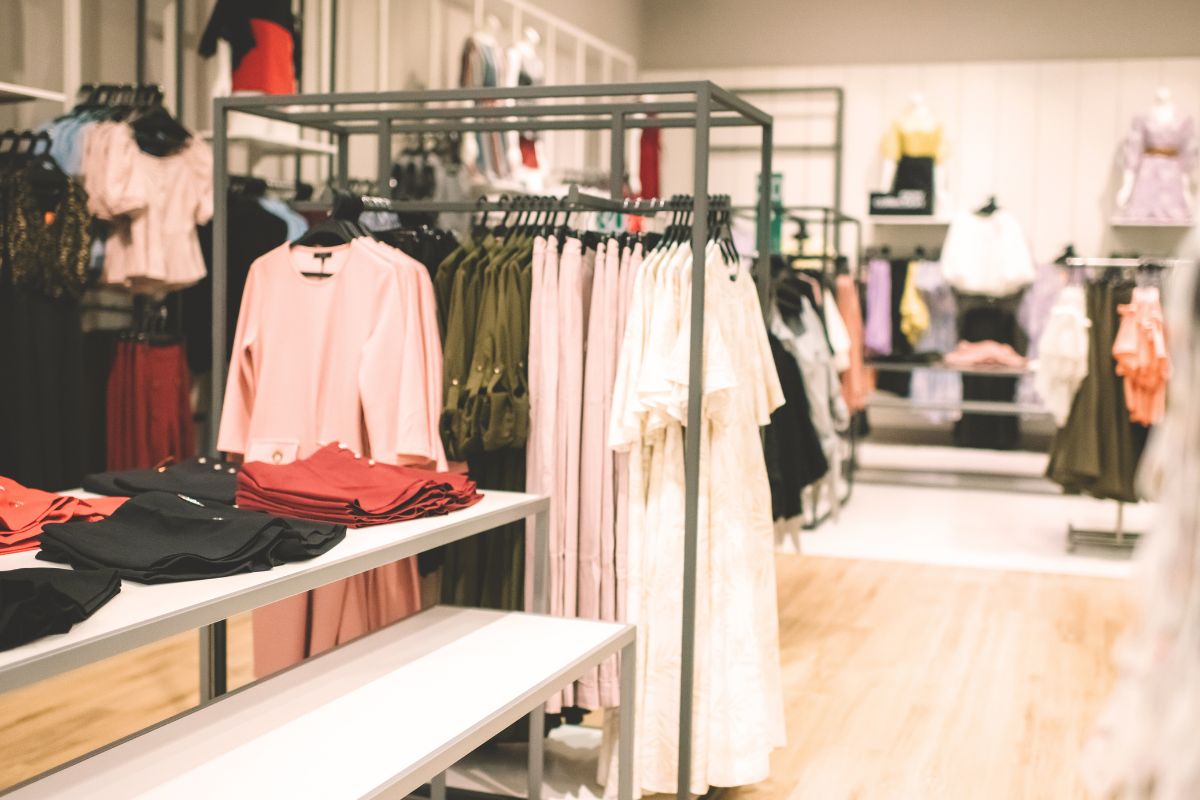 The inside of a retail store