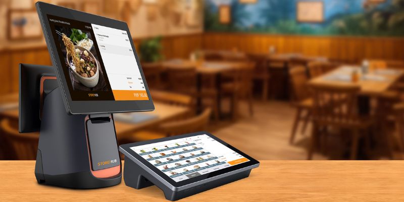 StoreHub point-of-sale on a restobar countertop