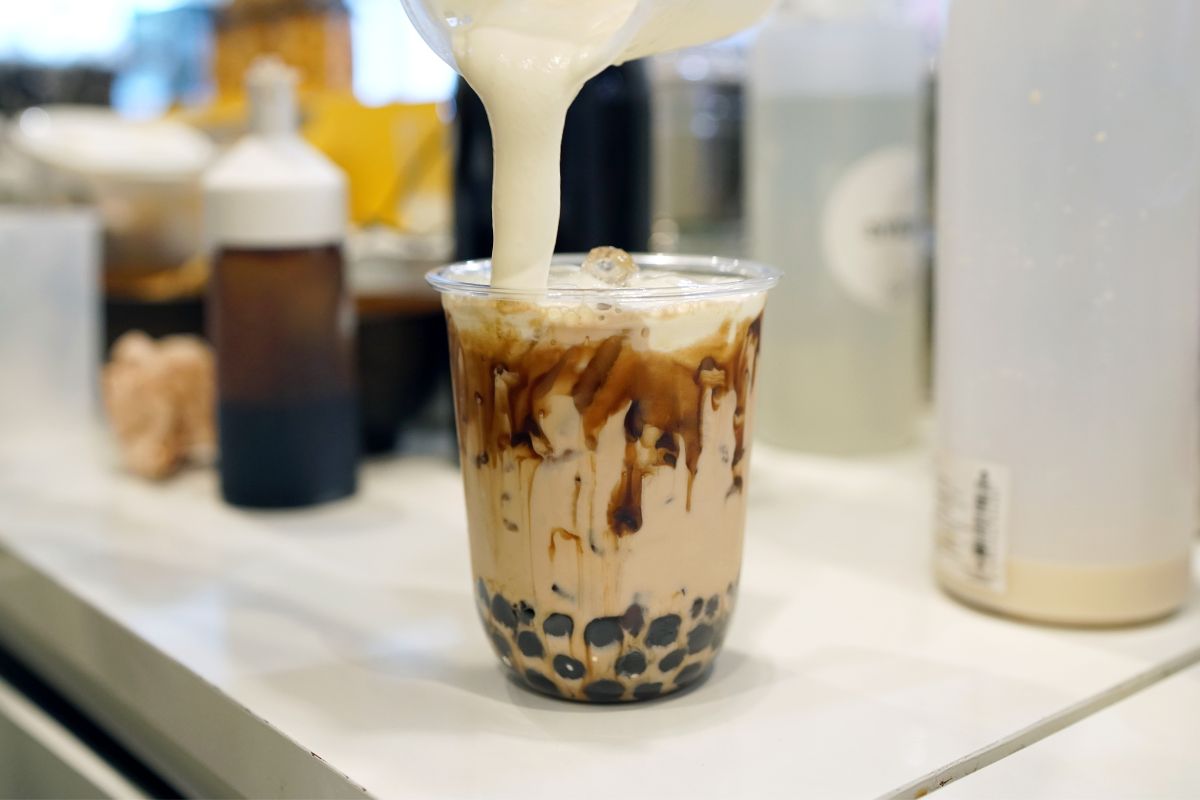 A milk tea business in the Philippines