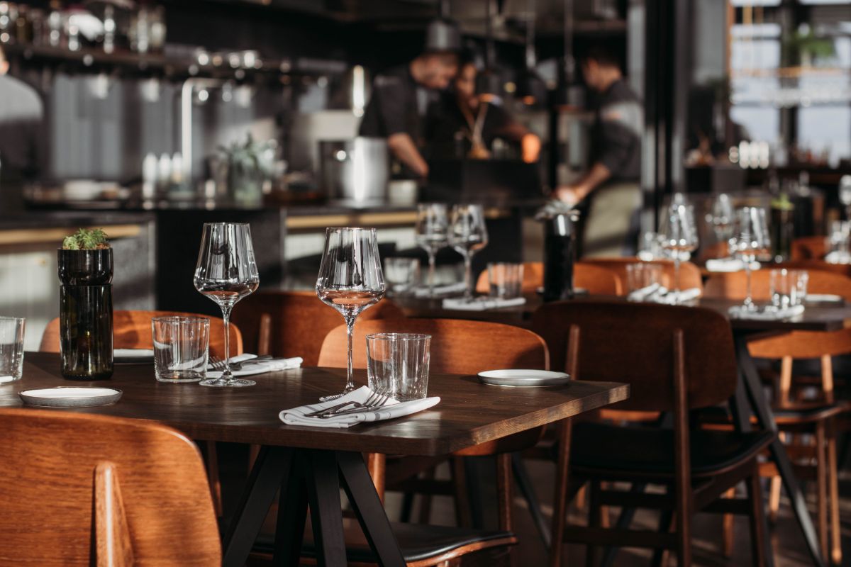 An empty restaurant in the Philippines