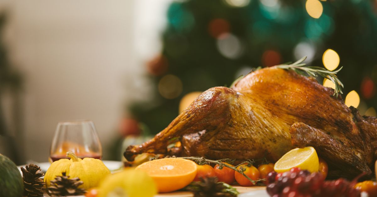 Festive feast at a restaurant in the Philippines
