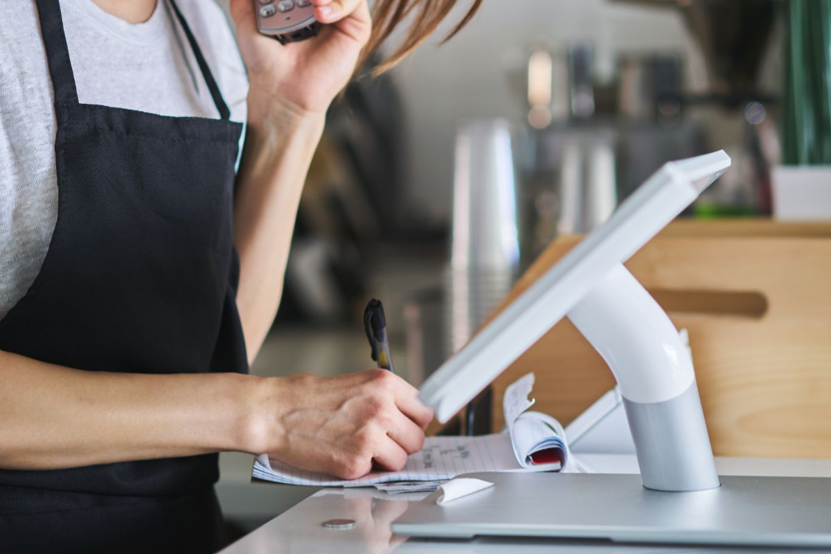 A Filipino F&B business owner with a POS