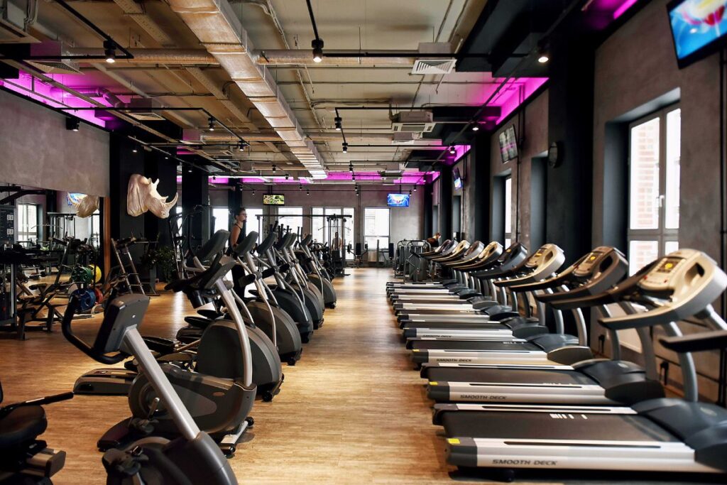 A gym in the Philippines