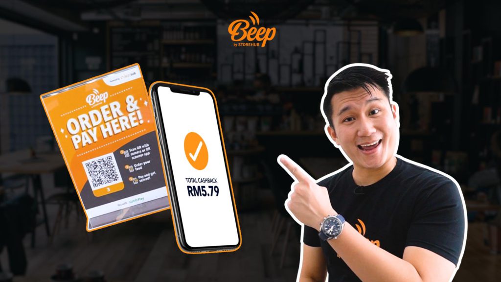 Beep by StoreHub table ordering and QR loyalty program