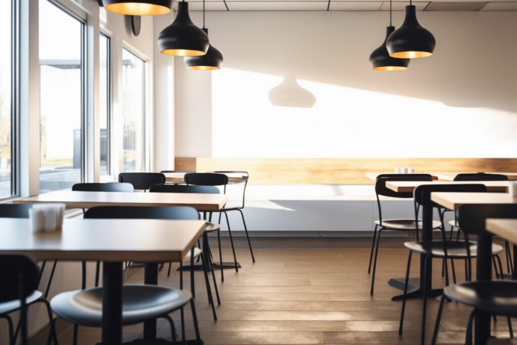 An empty restaurant