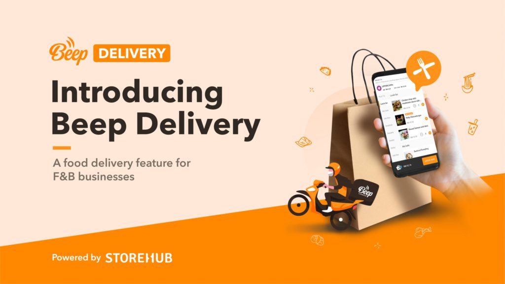 Beep Delivery online food delivery feature service F&B business SME cafe restaurant quickserve fast food press release StoreHub point of sale POS system