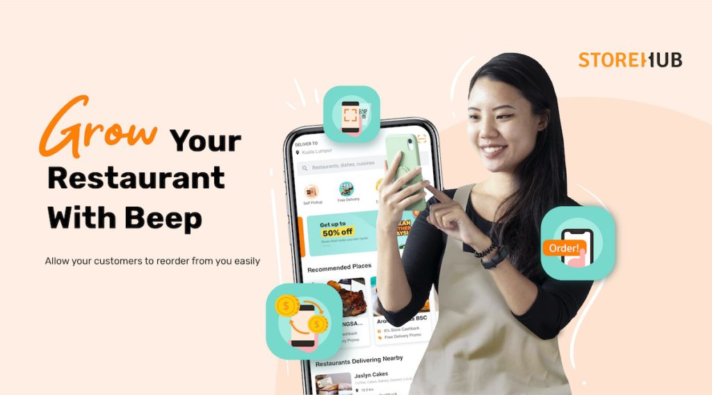 Beep by StoreHub food delivery app launch restaurant cafe F&B Malaysia