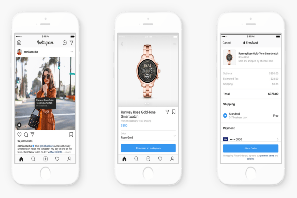 Instagram shop from creator feature