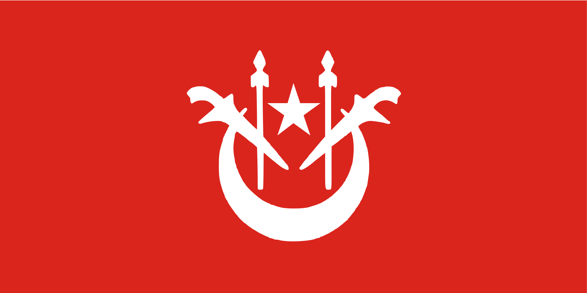 Kelantan state flag Malaysia