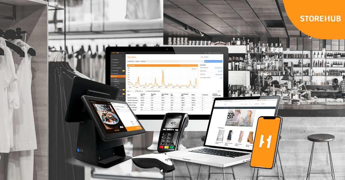 StoreHub POS system for retail and restaurant