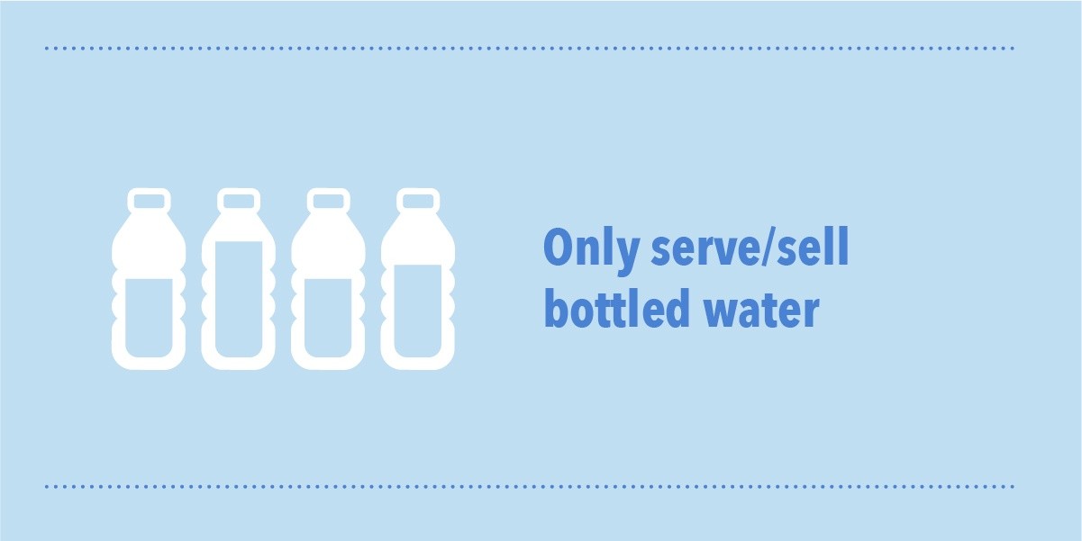 Water outage infographic-bottled water