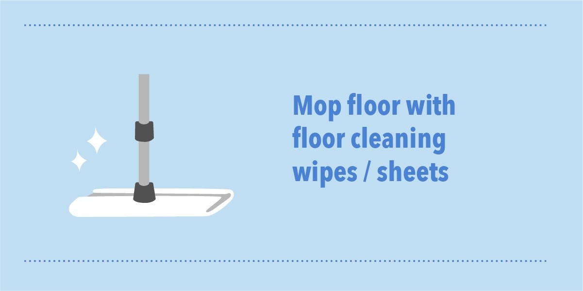 Water outage infographic-mopping floor