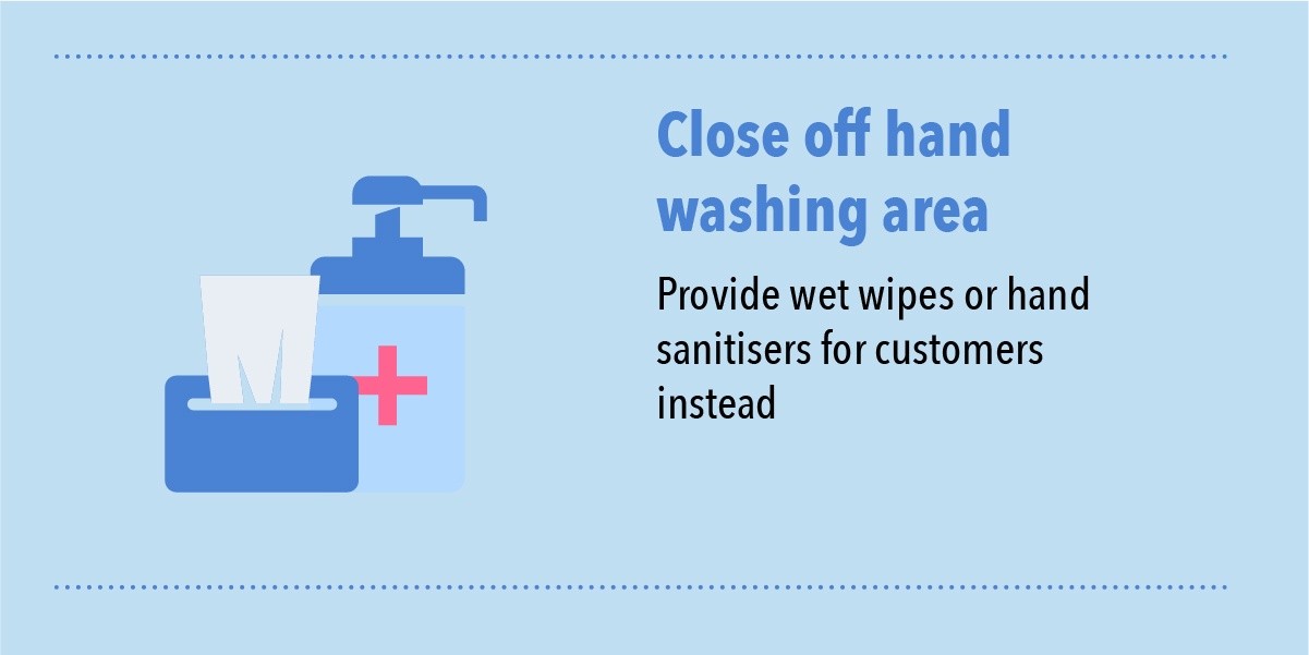 Water outage infographic-wet wipes and hand sanitiser