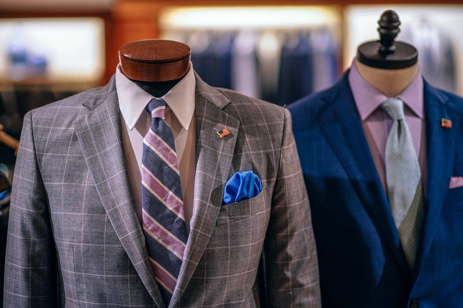 suits in a store