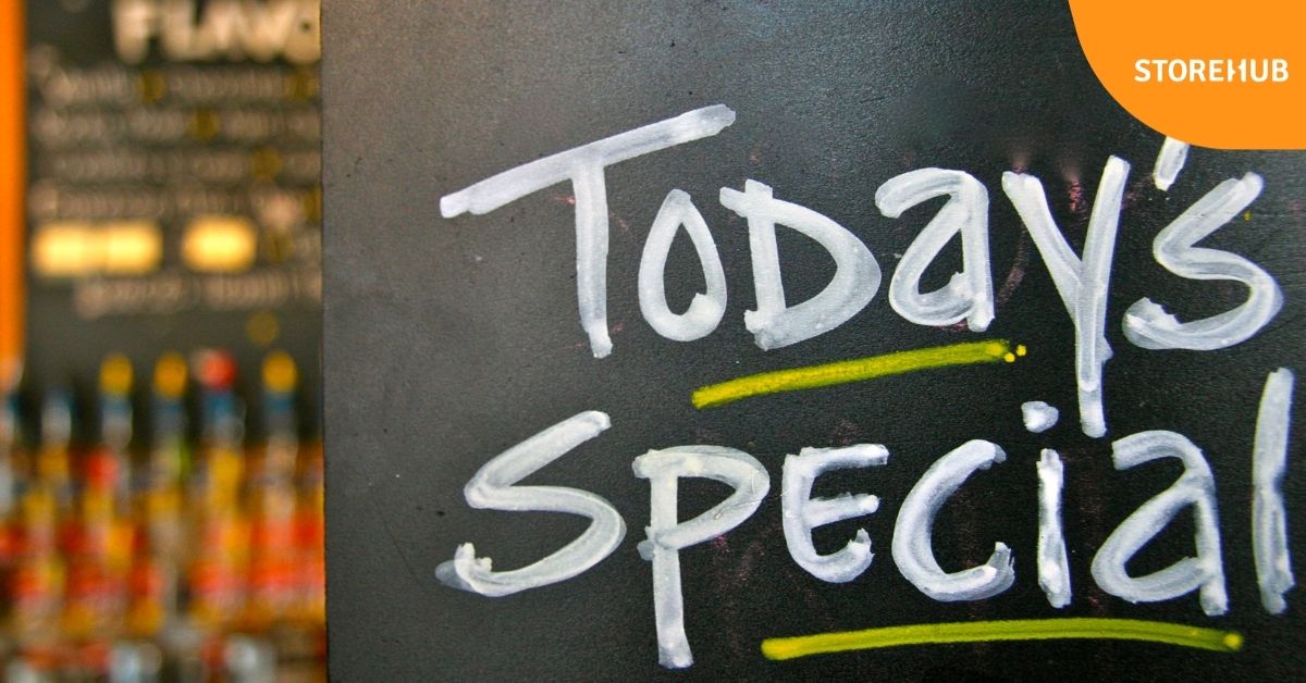 provide special offers to increase fnb sales